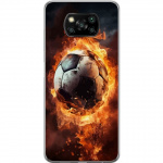 Mobile case for Xiaomi Poco X3 NFC with Football design