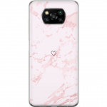 Mobile case for Xiaomi Poco X3 NFC with Pink Heart design