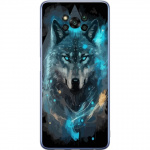 Mobile case for Xiaomi Poco X3 Pro with Wolf design