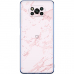 Mobile case for Xiaomi Poco X3 Pro with Pink Heart design