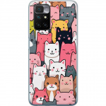 Mobile case for Xiaomi Redmi 10 with Cat pattern design