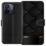 Wallet case for Xiaomi Redmi 12C with Luxury line design Wallet case for Xiaomi Redmi 12C with Luxury line design