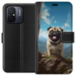 Wallet case for Xiaomi Redmi 12C with Happy Dog design Wallet case for Xiaomi Redmi 12C with Happy Dog design