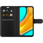 Wallet case for Xiaomi Redmi 9 with Wolf design