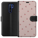 Wallet case for Xiaomi Redmi 9 with Cherry design