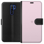 Wallet case for Xiaomi Redmi 9 with Heart design