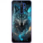 Mobile case for Xiaomi Redmi 9 with Wolf design