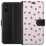 Wallet case for Xiaomi Redmi 9A with Strawberries design