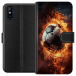 Wallet case for Xiaomi Redmi 9A with Football design