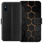 Wallet case for Xiaomi Redmi 9A with Luxurious Pattern design