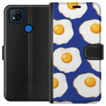 Wallet case for Xiaomi Redmi 9C with Fried eggs design