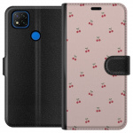 Wallet case for Xiaomi Redmi 9C with Cherry design