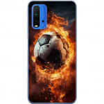 Mobile case for Xiaomi Redmi 9T with Football design