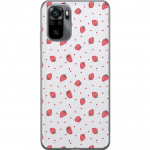 Mobile case for Xiaomi Redmi Note 10 with Strawberries design