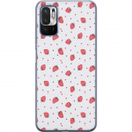 Mobile case for Xiaomi Redmi Note 10 5G with Strawberries design