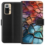 Wallet case for Xiaomi Redmi Note 10 Pro with Metallic pattern design