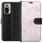 Wallet case for Xiaomi Redmi Note 10 Pro with Pink Heart design Wallet case for Xiaomi Redmi Note 10 Pro with Pink Heart design
