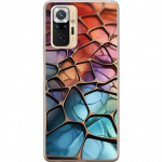 Mobile case for Xiaomi Redmi Note 10 Pro with Metallic pattern design