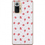 Mobile case for Xiaomi Redmi Note 10 Pro with Strawberries design