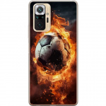 Mobile case for Xiaomi Redmi Note 10 Pro with Football design