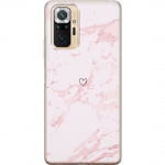 Mobile case for Xiaomi Redmi Note 10 Pro with Pink Heart design