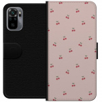 Wallet case for Xiaomi Redmi Note 10S with Cherry design