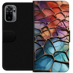 Wallet case for Xiaomi Redmi Note 10S with Metallic pattern design