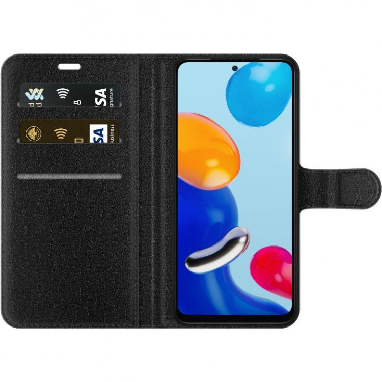 Wallet case for Xiaomi Redmi Note 11 with Metallic pattern design