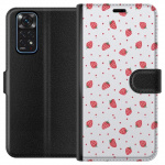 Wallet case for Xiaomi Redmi Note 11 with Strawberries design