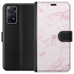 Wallet case for Xiaomi Redmi Note 11 Pro 5G with Pink Heart design