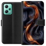 Wallet case for Xiaomi Redmi Note 12 with Fiery silk design Wallet case for Xiaomi Redmi Note 12 with Fiery silk design