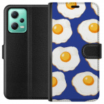 Wallet case for Xiaomi Redmi Note 12 with Fried eggs design