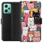 Wallet case for Xiaomi Redmi Note 12 with Cat pattern design Wallet case for Xiaomi Redmi Note 12 with Cat pattern design