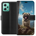 Wallet case for Xiaomi Redmi Note 12 with Happy Dog design Wallet case for Xiaomi Redmi Note 12 with Happy Dog design