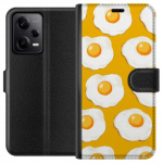 Wallet case for Xiaomi Redmi Note 12 Pro with Fried egg design Wallet case for Xiaomi Redmi Note 12 Pro with Fried egg design
