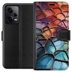 Wallet case for Xiaomi Redmi Note 12 Pro with Metallic pattern design Wallet case for Xiaomi Redmi Note 12 Pro with Metallic pattern design