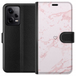 Wallet case for Xiaomi Redmi Note 12 Pro with Pink Heart design Wallet case for Xiaomi Redmi Note 12 Pro with Pink Heart design