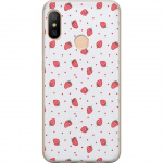 Mobile case for Xiaomi Redmi 6 Pro with Strawberries design
