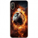 Mobile case for Xiaomi Redmi 6 Pro with Football design