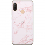Mobile case for Xiaomi Redmi 6 Pro with Pink Heart design