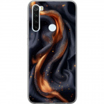 Mobile case for Xiaomi Redmi Note 8 with Fiery silk design