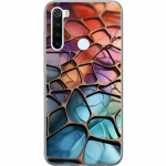 Mobile case for Xiaomi Redmi Note 8 with Metallic pattern design