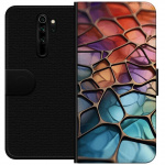 Wallet case for Xiaomi Redmi Note 8 Pro with Metallic pattern design
