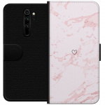 Wallet case for Xiaomi Redmi Note 8 Pro with Pink Heart design