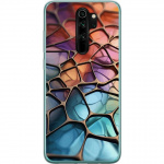 Mobile case for Xiaomi Redmi Note 8 Pro with Metallic pattern design