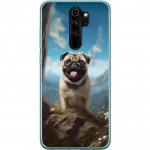 Mobile case for Xiaomi Redmi Note 8 Pro with Happy Dog design