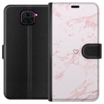Wallet case for Xiaomi Redmi Note 9 with Pink Heart design Wallet case for Xiaomi Redmi Note 9 with Pink Heart design