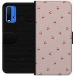 Wallet case for Xiaomi Redmi Note 9 4G with Cherry design