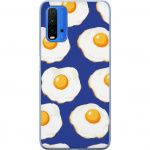 Mobile case for Xiaomi Redmi Note 9 4G with Fried eggs design