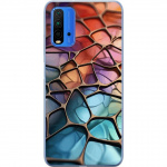 Mobile case for Xiaomi Redmi Note 9 4G with Metallic pattern design Mobile case for Xiaomi Redmi Note 9 4G with Metallic pattern design